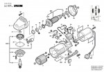 Bosch 0 603 278 203 Pws 6-115 Angle Grinder 220 V / Eu Spare Parts